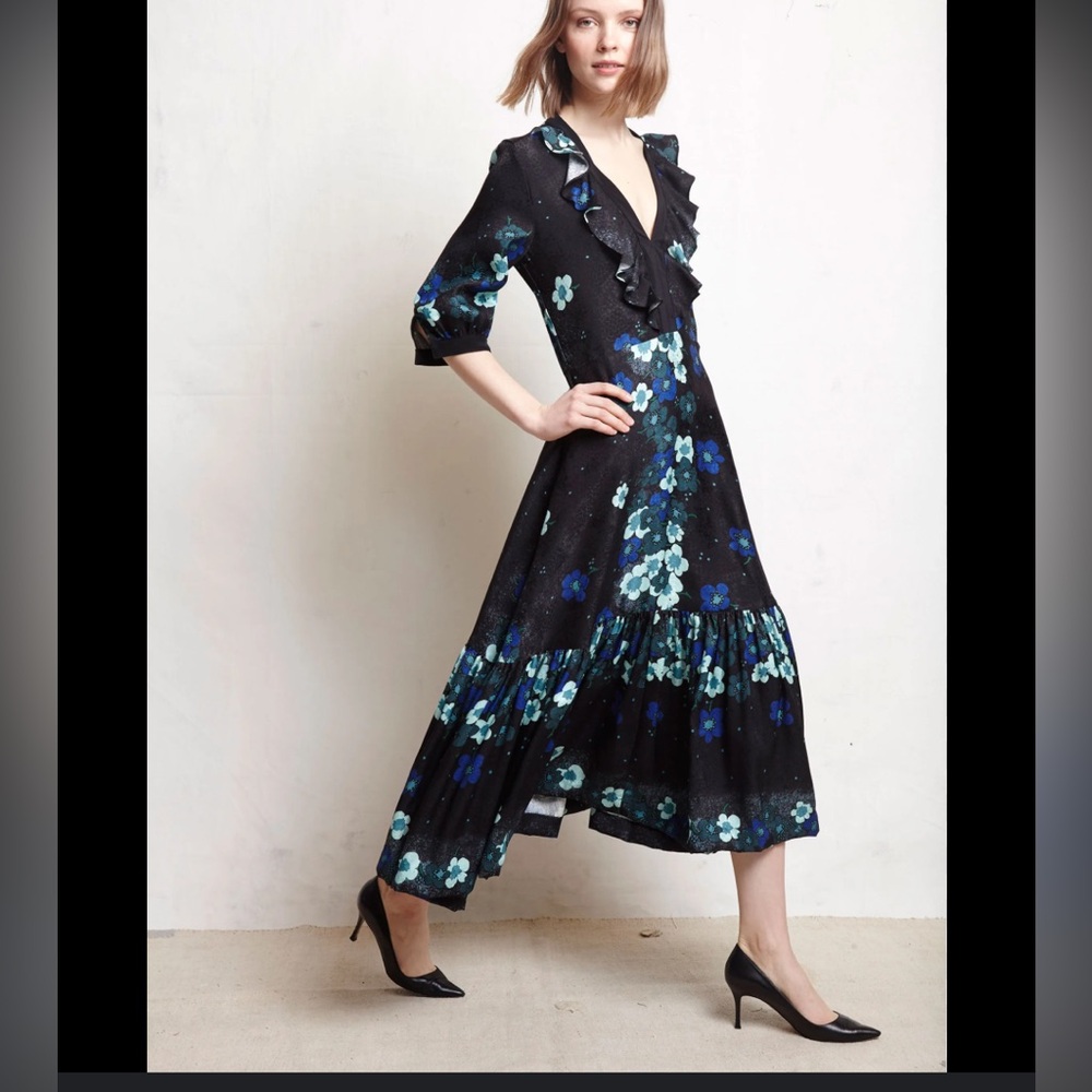 Warm 100% silk dress